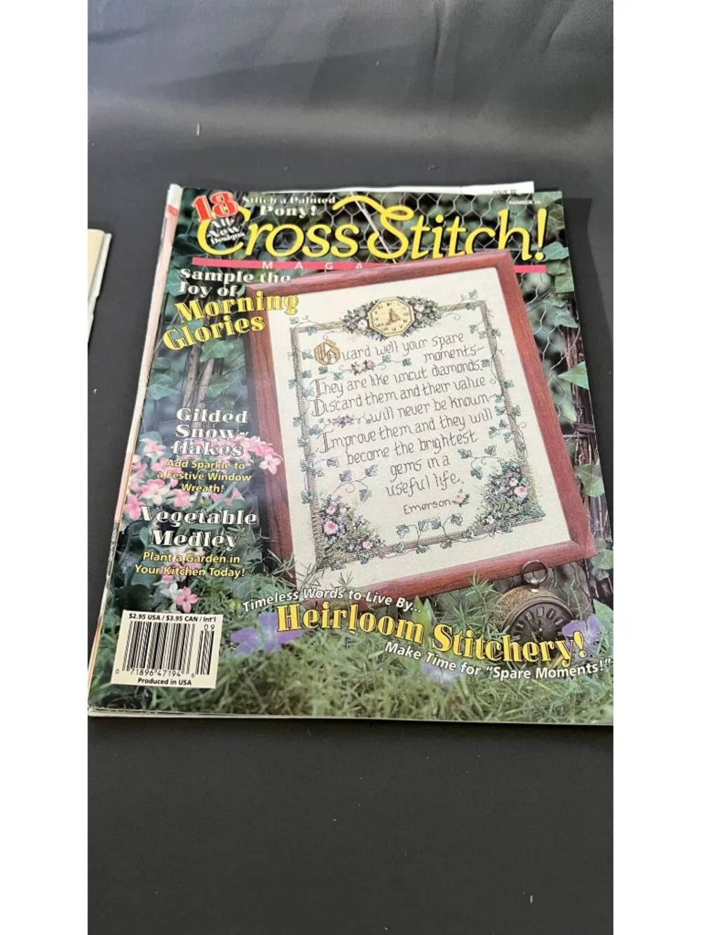Vintage Cross Stitch Magazine Lot—5 Issues Filled With Creative Inspiration